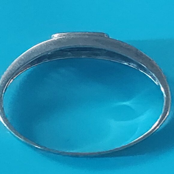 Vintage 14KT Gold and Black Onyx Ring Custom Made in Holland-Women's Size 9 1/4 - Picture 8 of 10